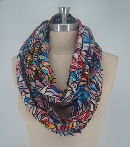 Infinity Scarf with a Pocket